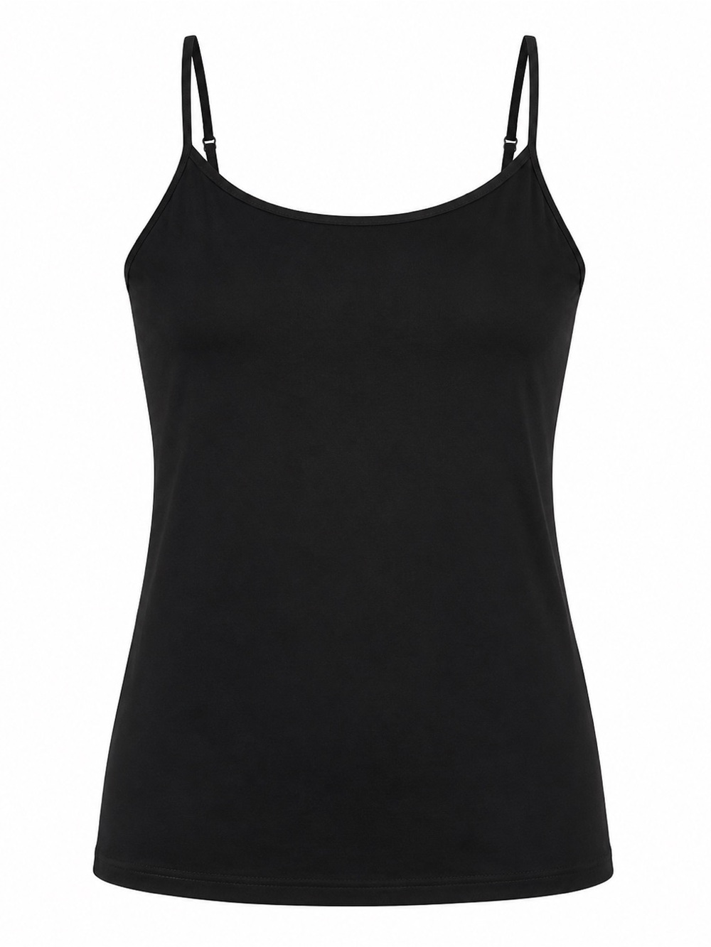 Lands' End Black Women's Spaghetti Strap Camisole